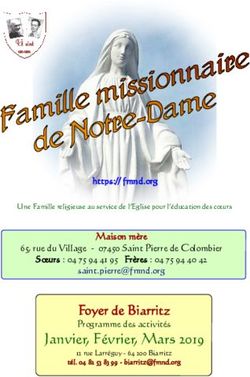 Janvier, Février, Mars 2019 - Foyer de Biarritz - Famille Missionnaire de Notre-Dame