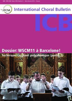 Dossier: WSCM11 à Barcelone! - Technique: Le chant polyphonique (partie 2) 1 - International Federation for Choral ...