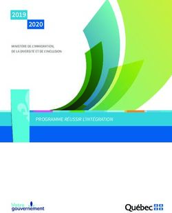 2020 2019 Gouvernement du Québec