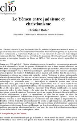 Le Y&eacute;men entre juda&iuml;sme et christianisme - Christian Robin - Clio.fr