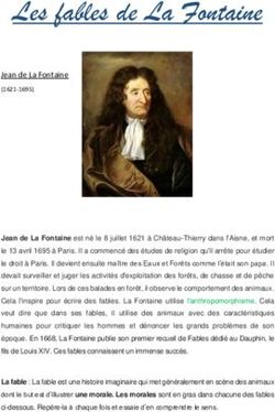 Les fables de La Fontaine
