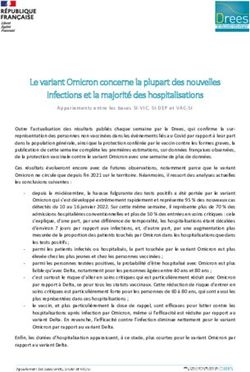 Le variant Omicron concerne la plupart des nouvelles infections et la majorité des hospitalisations - Drees