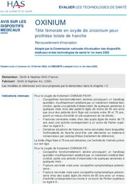 &Eacute;VALUER LES TECHNOLOGIES DE SANT&Eacute; - Haute Autorit&eacute; de Sant&eacute;
