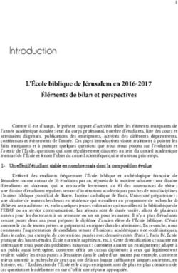 Introduction - École biblique et archéologique française de Jérusalem