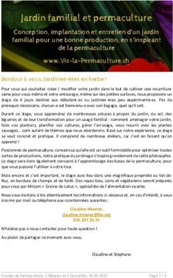 Jardin familial et permaculture - Conception, implantation et entretien d'un jardin familial pour une bonne production, en s'inspirant de la ...