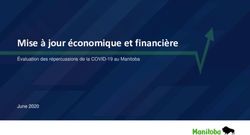 FISCAL OUTLOOK Mise à jour économique et financière - Assessing the impact of COVID-19 in Manitoba - Province of Manitoba