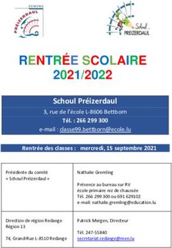 RENTR&Eacute;E SCOLAIRE 2021/2022 - Schoul Pr&eacute;izerdaul - Commune de Preizerdaul
