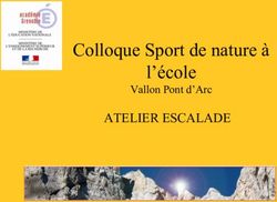 Colloque Sport de nature &agrave; l'&eacute;cole - ATELIER ESCALADE Vallon Pont d'Arc - P&ocirc;le ressources national sports de nature