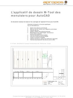 L'applicatif de dessin M-Tool des menuisiers pour AutoCAD