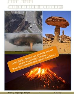 Thema 'les paysages changent' : Klein Seminarie