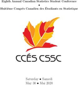 CCÉS CSSC Saturday Samedi May 30 Mai 2020 - Eighth Annual Canadian Statistics Student Conference - Statistical Society of Canada