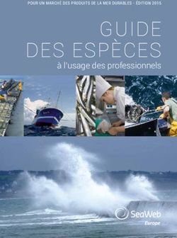 Guide des esp&egrave;ces &agrave; l'usage des professionnels - Pour un march&eacute; des Produits de la mer durables - &eacute;dition 2015