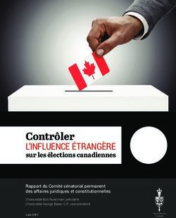 Contrôler L'INFLUENCE ÉTRANGÈRE sur les élections canadiennes - Rapport du Comité sénatorial permanent des affaires juridiques et constitutionnelles
