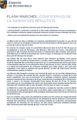 FLASH MARCH&Eacute;S : COUP D'ENVOI DE LA SAISON DES R&Eacute;SULTATS - Edmond de Rothschild