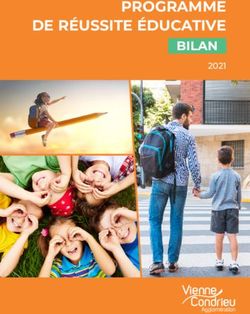 PROGRAMME DE RÉUSSITE ÉDUCATIVE - BILAN 2021 - Vienne Condrieu ...