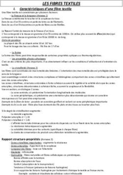 LES FIBRES TEXTILES - L'atelier du papetier