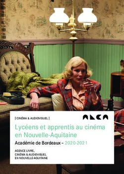 Lycéens et apprentis au cinéma en Nouvelle-Aquitaine - Académie de Bordeaux - 2020-2021 AGENCE LIVRE, CINÉMA & AUDIOVISUEL EN NOUVELLE-AQUITAINE ...