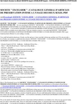 SOCIETE " EXCELSIOR " : CATALOGUE GENERAL D'ARTICLES DE PRESERVATION INTIME A L'USAGE DES DEUX SEXES. PDF