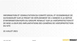 INFORMATION ET CONSULTATION DU COMIT&Eacute; SOCIAL ET ECONOMIQUE DE GUYANCOURT SUR LE PROJET DE D&Eacute;PLOIEMENT DE L'ANNEXE &Agrave; LA NOTICE D'INFORMATION RGPD ...
