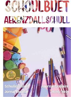 Schulinfoblatt Jornal escolar Journal Scolaire 2020/2021 - ISSN : 2354-533x