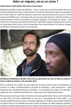 Aider un migrant, est-ce un crime ? - FNAS-FO