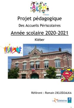 Projet P Dagogique Ann E Scolaire Des Accueils P Riscolaires Kl Ber Ville De La