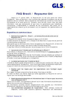 FAQ Brexit / Royaume-Uni - GLS