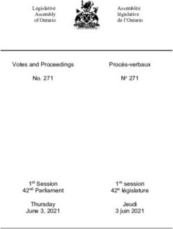 Votes and Proceedings Procès-verbaux - Legislative Assembly of Ontario
