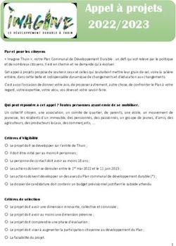 Appel &agrave; projets 2022/2023 - Thuin