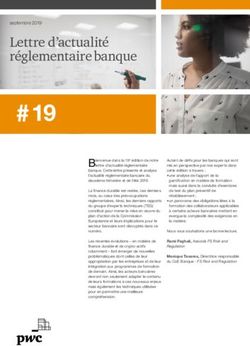 SEPTEMBRE 2019 - PWC FRANCE