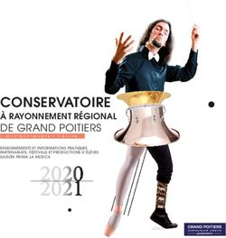 CONSERVATOIRE DE GRAND POITIERS À RAYONNEMENT RÉGIONAL - Conservatoire de ...