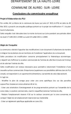 DEPARTEMENT DE LA HAUTE-LOIRE COMMUNE DE AUREC- SUR-LOIRE