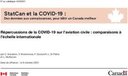 StatCan et la COVID-19 : Des données aux connaissances, pour batir un Canada meilleur