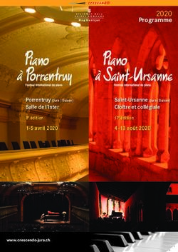 2020 Programme Salle de l'Inter