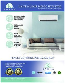 UNIT&Eacute; MURALE BIBLOC HYPERTEK - Syst&egrave;mes sans conduits &agrave; zone unique - Karda Heat Pumps