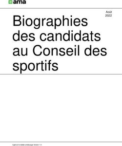 Biographies des candidats au Conseil des sportifs - Ao&ucirc;t 2022 - WADA