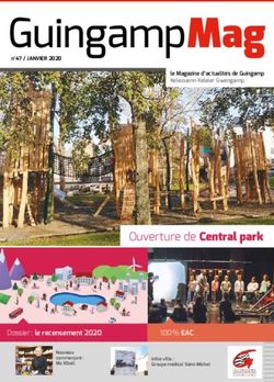 GuingampMag - Ouverture de Central park 100 % EAC Dossier : le recensement 2020 - Ville de Guingamp
