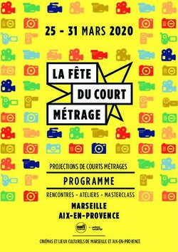 25 31 MARS 2020 - MARSEILLE AIX-EN-PROVENCE PROJECTIONS DE COURTS M&Eacute;TRAGES - Festival Tous Courts
