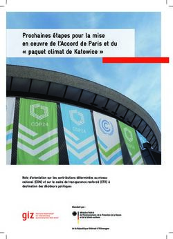 Prochaines étapes pour la mise en oeuvre de l'Accord de Paris et du " paquet climat de Katowice "