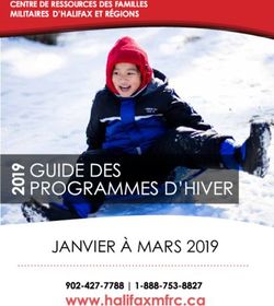 JANVIER &Agrave; MARS 2019 - Halifax MFRC