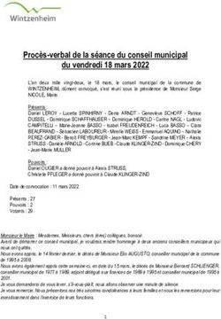 Proc&egrave;s-verbal de la s&eacute;ance du conseil municipal du vendredi 18 mars 2022