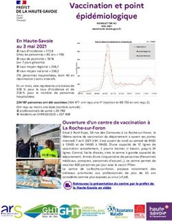 Vaccination et point épidémiologique - Haute-savoie.gouv.fr