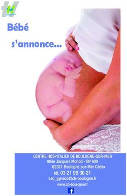 Bébé s'annonce - Centre Hospitalier Boulogne sur ...