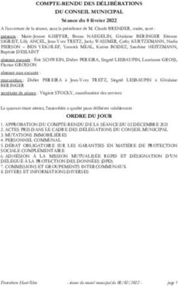 COMPTE-RENDU DES DÉLIBÉRATIONS DU CONSEIL MUNICIPAL