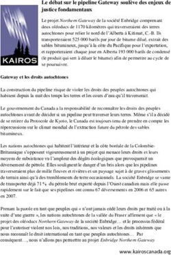 Le débat sur le pipeline Gateway soulève des enjeux de justice fondamentaux