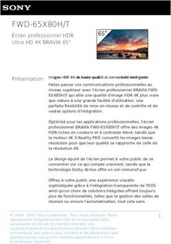 FWD-65X80H/T Écran professionnel HDR Ultra HD 4K BRAVIA 65" - visunext Group