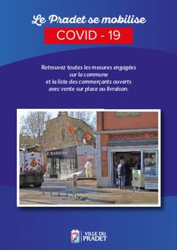 Le adet se mobilise COVID 19 - Retrouvez toutes les mesures engagées sur la commune - Ville du Pradet