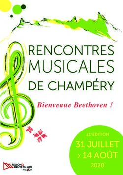 Bienvenue Beethoven ! - 31 JUILLET 14 AOÛT 21e EDITION - Rencontres musicales de Champéry
