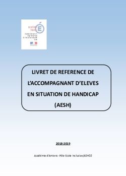 LIVRET DE REFERENCE DE L'ACCOMPAGNANT D'ELEVES EN SITUATION DE HANDICAP (AESH) - Académie d'Amiens