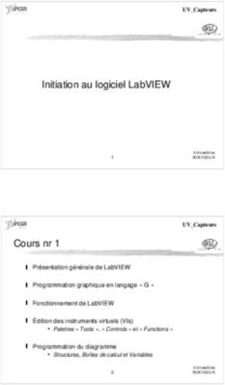 Initiation au logiciel LabVIEW - ASI